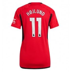 Manchester United Rasmus Hojlund #11 Dámské Domácí Dres 2023-24 Krátký Rukáv